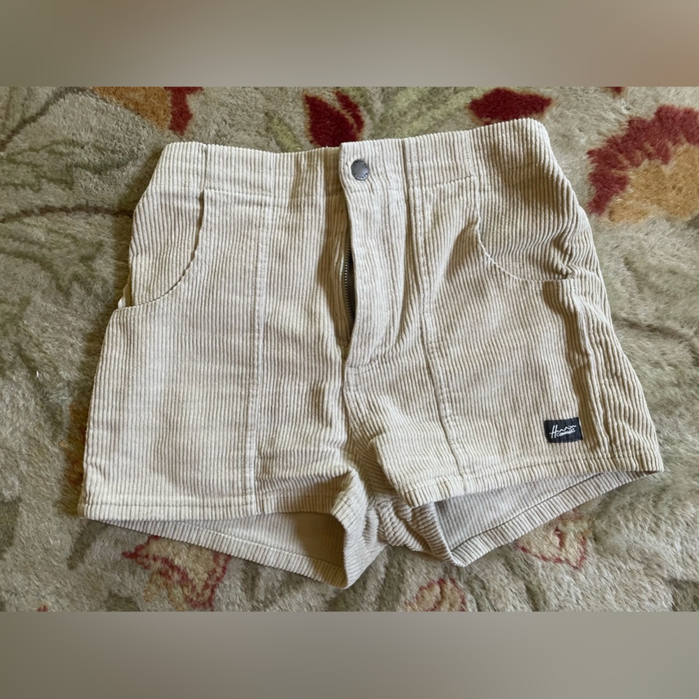 Hammies tan corduroy shorts